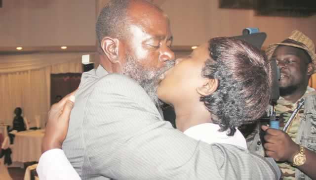 Joseph Chinotimba wins Valentines kissing competition, Picture