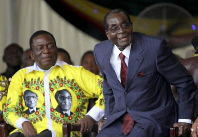 Mnangagwa about to succeed Mugabe