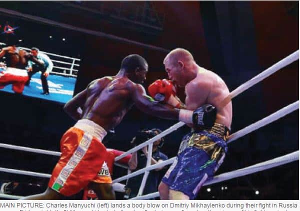Charles Manyuchi back in Zimbabwe after defeating Russian boxing champion: Pictures
