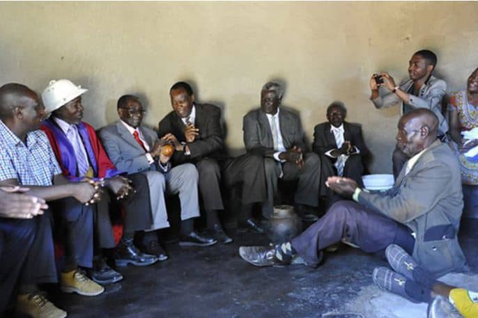 Mugabe photographed drinking 7 days beer in Gutu Masvingo…News in Pictures