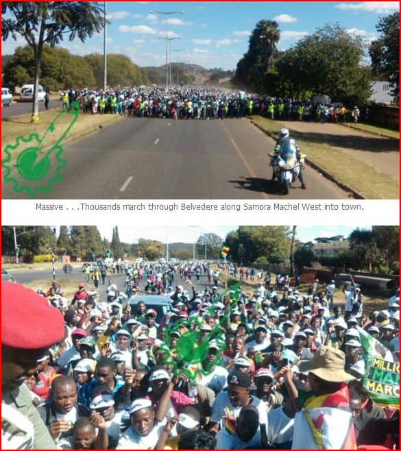 Zanu PF Million Men March Pictures, Harare Zim Live Updates Today 25 May 2016, Mugabes Speech Address