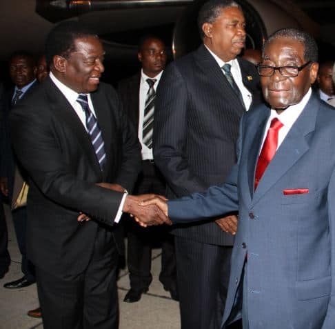 Latest: Mnangagwa blasts Moyo, Mphoko: Mugabe returns to Zmbabwe