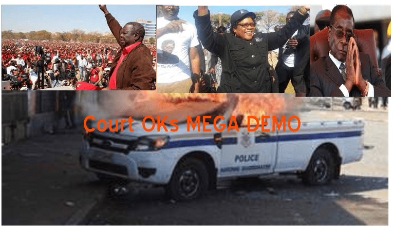 LATEST UPDATE: Harare court permits today’s demo, MDC, ZIM PF, Tsvangirai Mujuru protest march