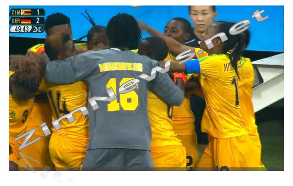 Zimbabwe Mighty Warriors Score A Goal  Vs Germany..Rio 2016 Final Football Results 6-1 ..Latest News..Pictures