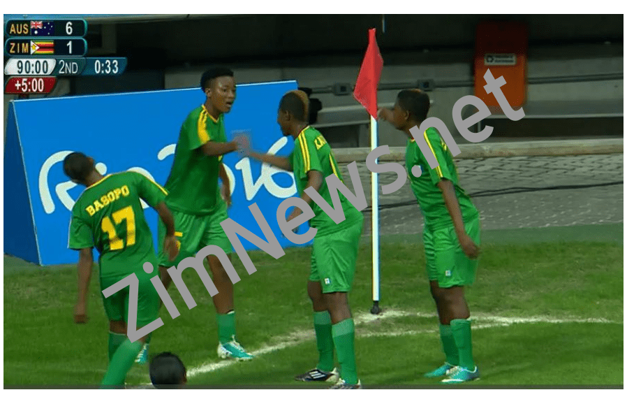 1-6 Zimbabwe Mighty Warriors vs Australia Results, Women Olympics Soccer, Rio 2016, Pictures, Final Group Log Table Standings
