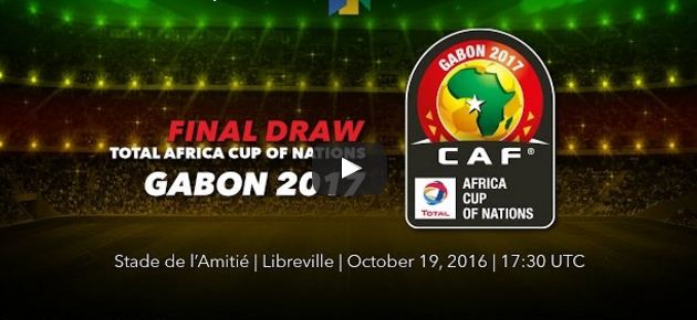 LIVE UPDATES Online: CAF Africa Cup of Nations AFCON 2017 football finals groups draw today, Zimbabwe Gets Algeria in Group of Death