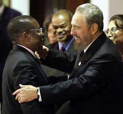 Fidel Castro: I have lost a brother, says President Mugabe in Cuba