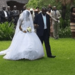 Zimbabwe’s 70-yr-old minister Cain Mathema marries 23 year-old MSU girl, wedding video