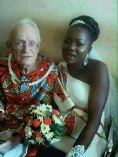 Pictures: Zambian woman(29) marries a 92-year-old South African businessman