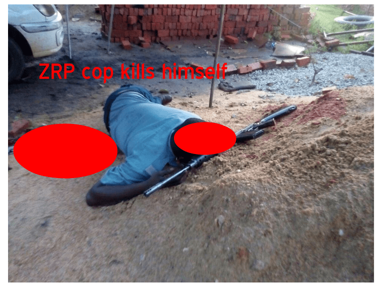 ZRP policeman kills himself over maintenance, Disturbing picture
