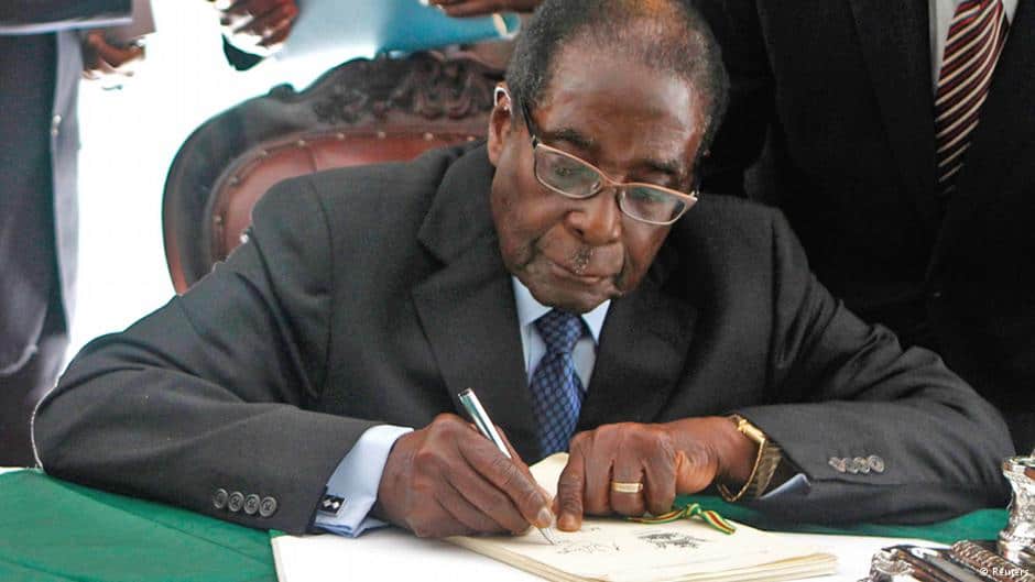 Mugabe dribbles past Zimbabwe National Defence University bill