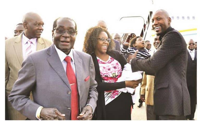 Mugabe finally home; He is back from Ghana