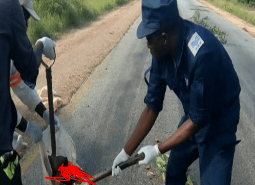 Disturbing Images: ZRP policeman killed by truck on Masvingo road