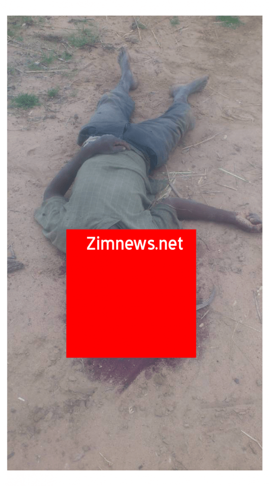 WARNING, disturbing pictures; Gokwe man butchers  uncle with axe over goat