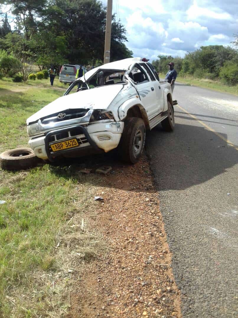 Car accident in Kwekwe today, 1 May 2017; Picture