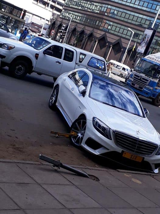 Chivayo’s car clamped; Car overturns, catches fire in Gweru… pictures