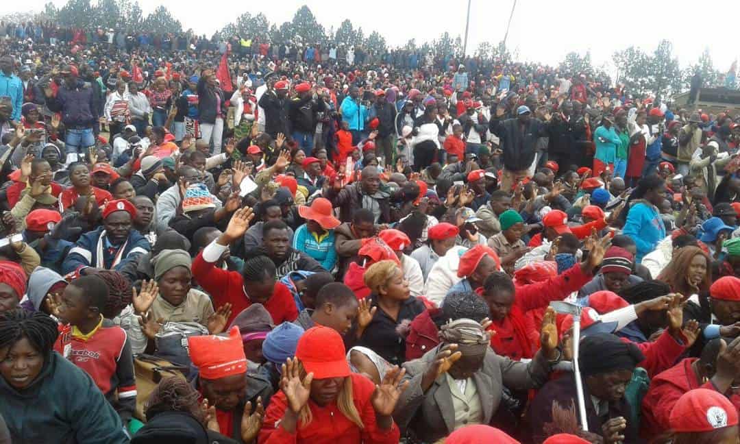 PICTURES: Tsvangirai promises US$100 billion at MDCT mass rally in Gweru,