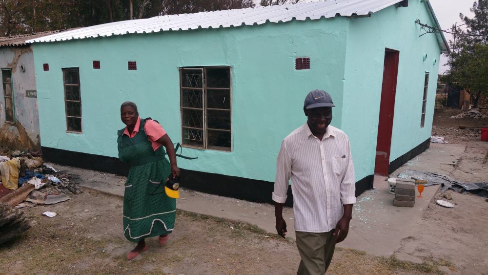 PICTURES: Gweru Prophet builds house for  family