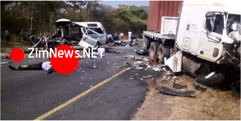 PICTURES: 9 killed in Harare-Mutare road accident near Marondera