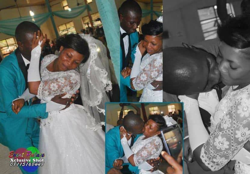 PICTURES: Shy bride refuses wedding kiss