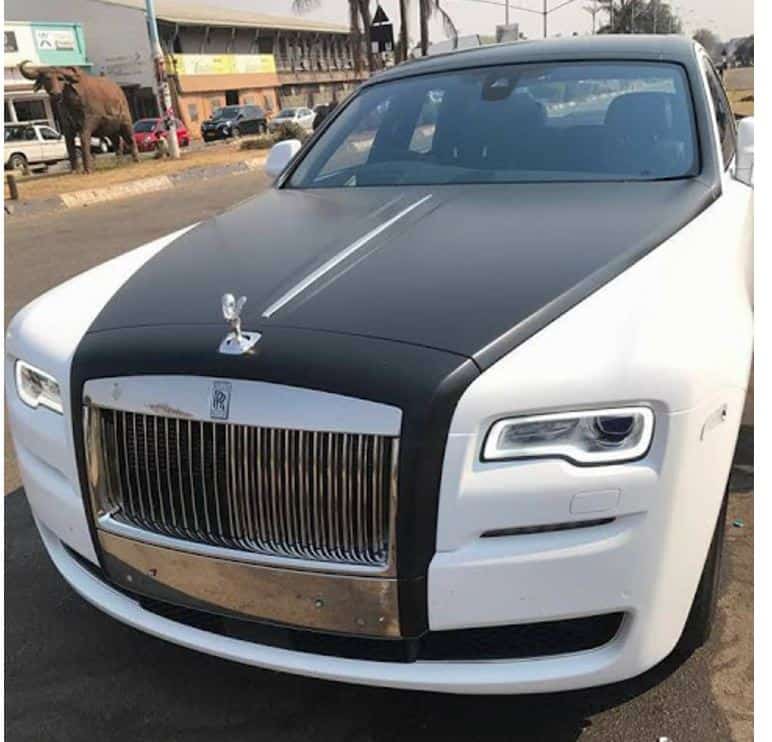 PICTURES: Grace Mugabe’s son Russell Goreraza buys 2 expensive Rolls Royce limousines