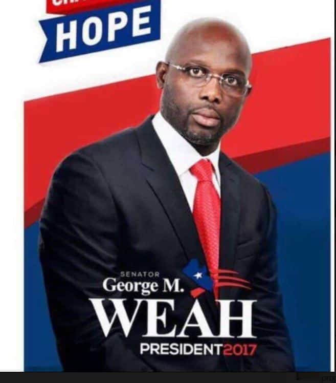 George Weah winning Liberia Presidential election