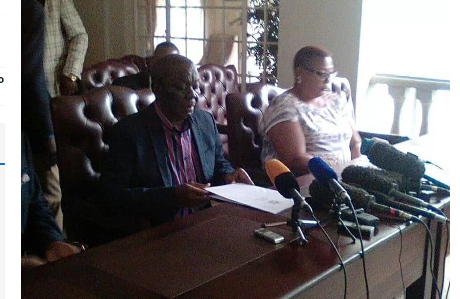 Army to sort Robert Mugabe, Grace headache:  Tsvangirai Full Press Conference