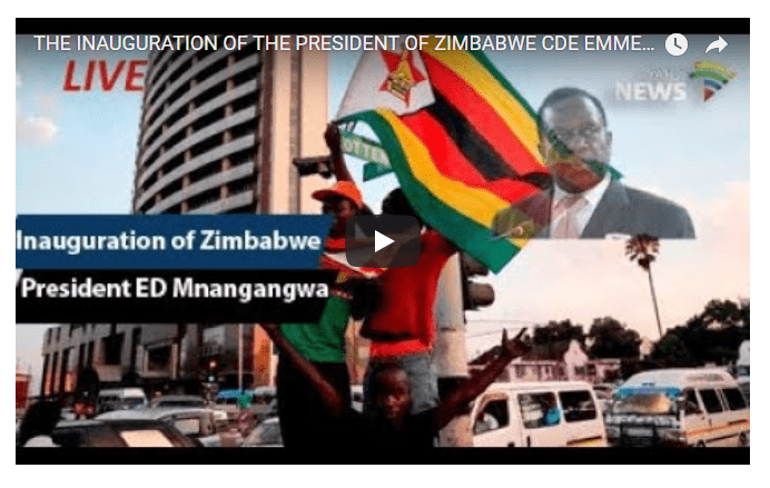 WATCH LIVE VIDEO: President Emmerson Mnangagwa Inauguration Ceremony National Sports Stadium