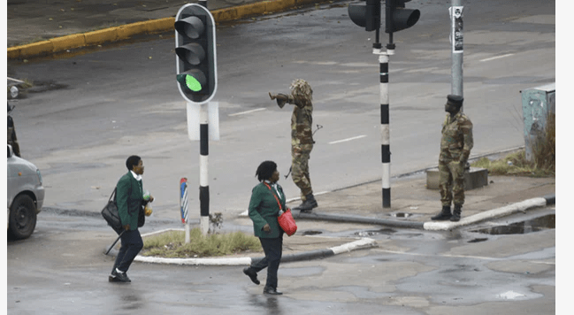 Zim Army arrest Chombo, Zhuwao, Chinamasa, Mphoko, Chihuri and Jonathan Moyo..ZRP Police detained..PICTURES