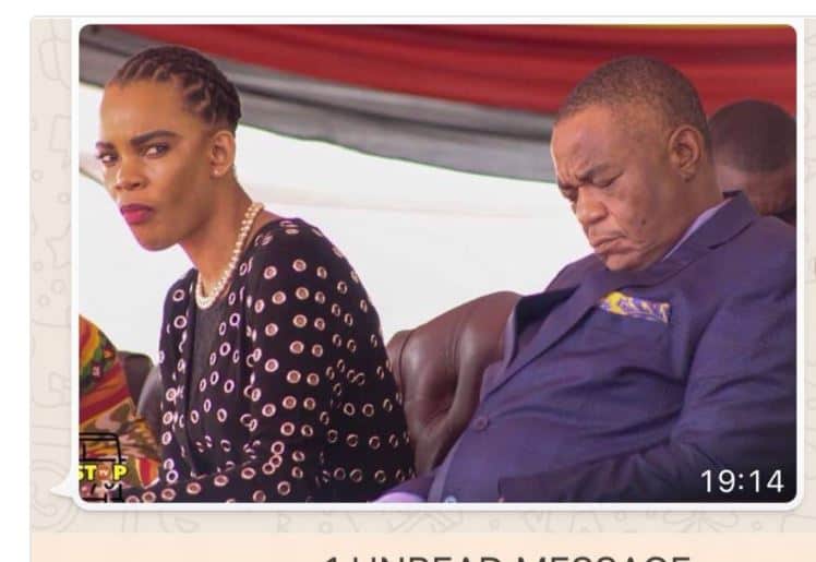 PICTURES: Chiwenga caught sleeping Mugabe style…Jonathan Moyo speaks