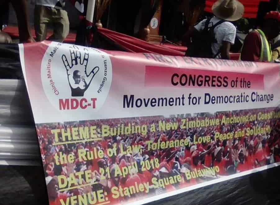 Tsvangirai’s face removed from Khupe-MDC -T logo