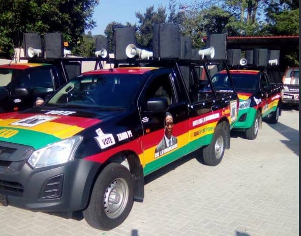 PICTURES of Mnagagwa-Zanu PF $70 million campaign cars for 2018 elections