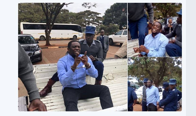 PICTURES: Zim opposition president arrested