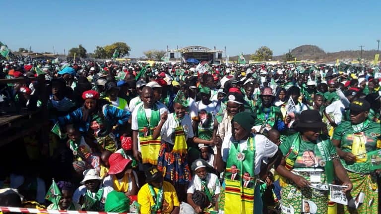 PICTURES: Thousands attend Mnangagwa-Zanu PF rally in 