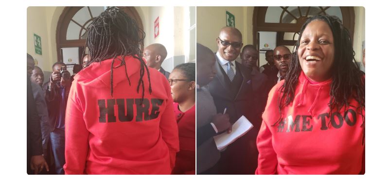 PICTURES of Priscilla Misihairabwi Mushonga wearing HURE jumper