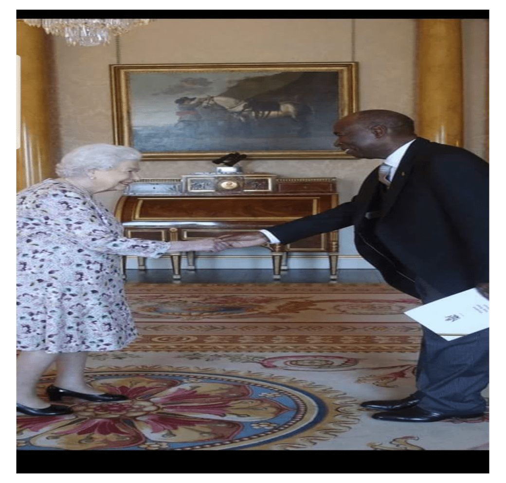 PICTURES: ED’s envoy meets Queen Elizabeth in London