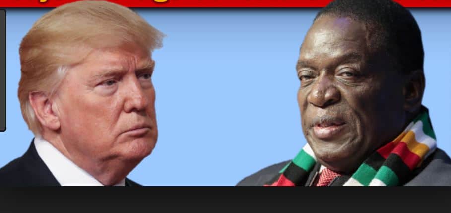 Latest: Donald Trump’s US govt will not lift Zimbabwe sanctions…pressure on ED