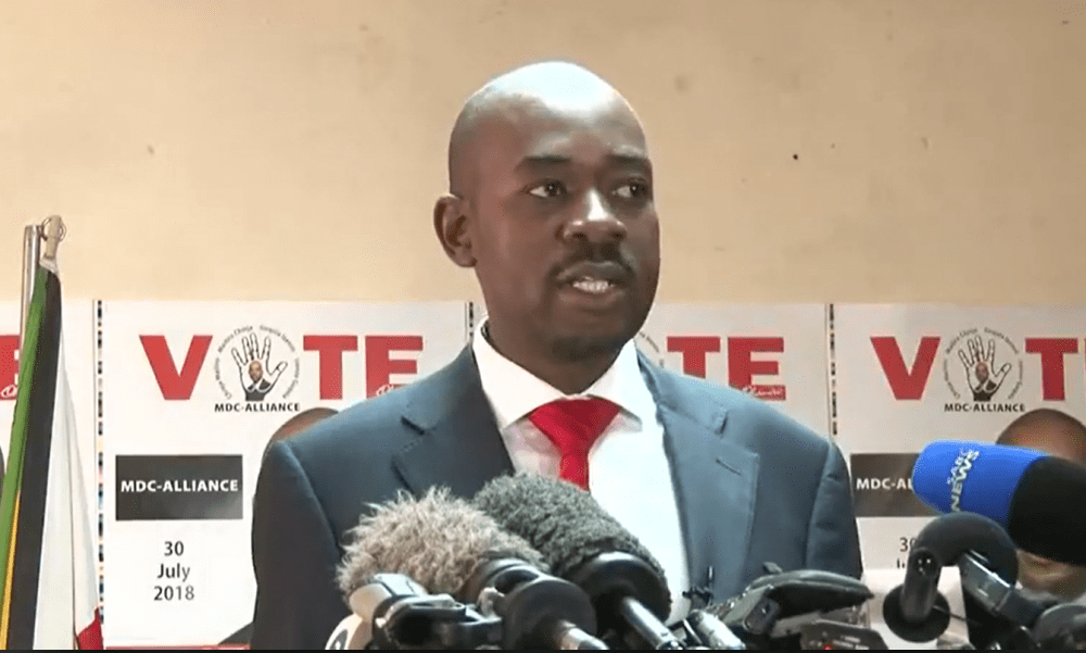 Chamisa bemoans the dwindling capital inflows, illicit cash outflows
