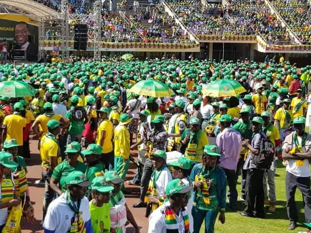 PICTURES: ED Mnangagwa, Zanu-PF final rally in Harare today