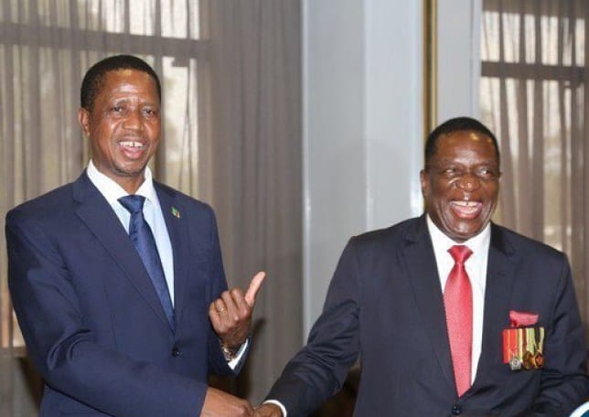 ZAMBIA, President Edgar Lungu collapses during commemoration of Defence Forces Day