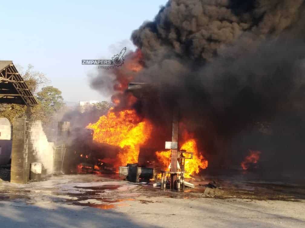 Bystanders seriously injured when seven gas cylinders explode at  Chinhoyi shopping centre