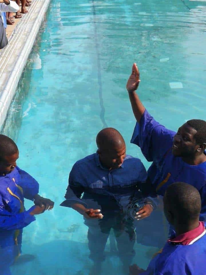 Acie Lumumba baptised by SDA church..Pictures