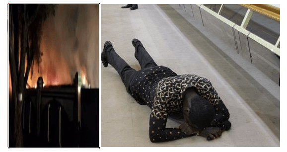 Walter Magaya injured as massive fire burns his PHD church building..pictures