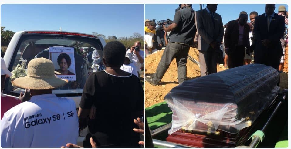 Pictures: Funeral, burial of Sylvia Matambo Maphosa..army victim