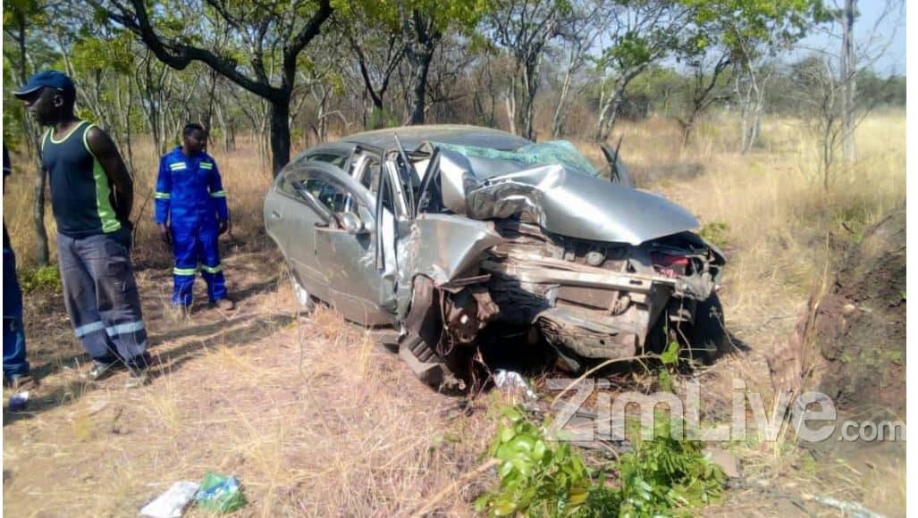 PICTURE: Nichrut FC coach survived a  horror crash yesterday before PSL match in Gweru
