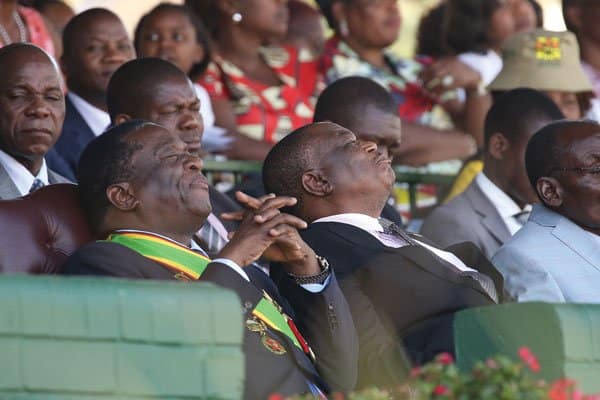 Picture: Chiwenga and ED not sleeping…One thinks “in the election you lost, I stole for you”