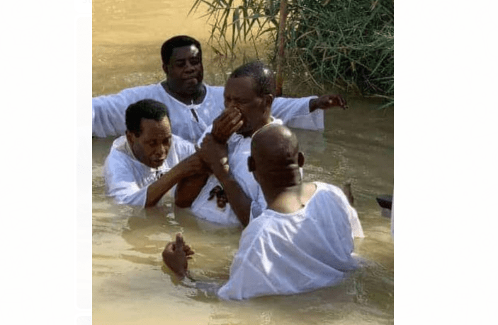 VP Constantino Chiwenga baptised…Pictures go viral