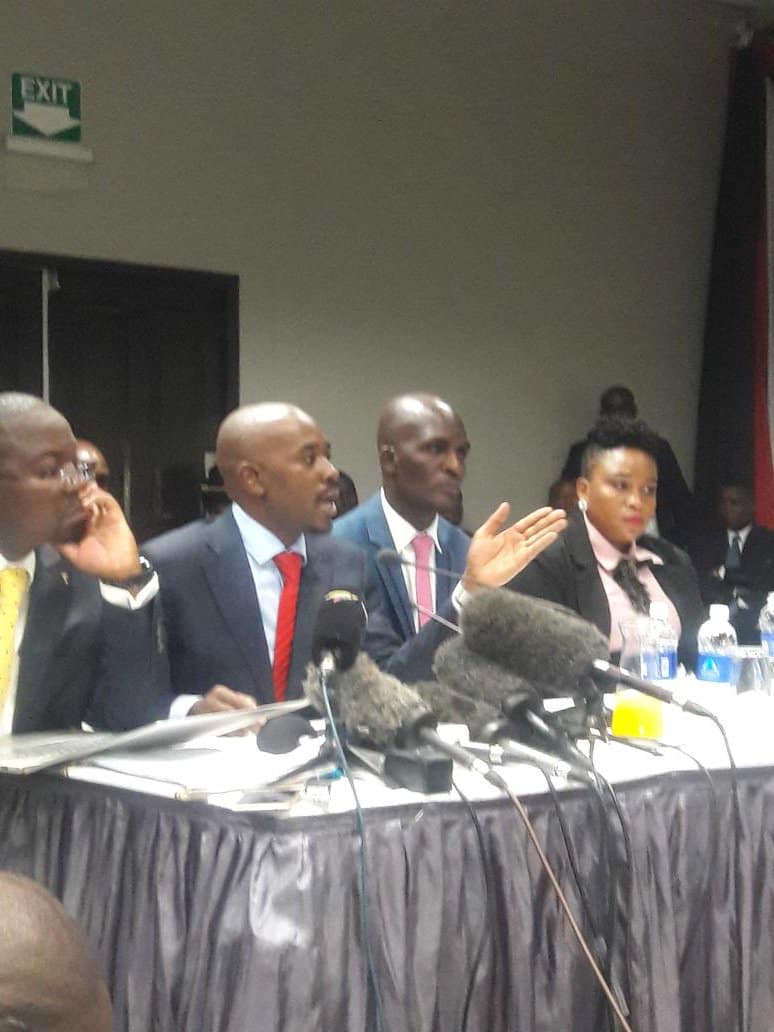 Watch Live Video: Nelson Chamisa speech, Evidence before Commission of Inquiry