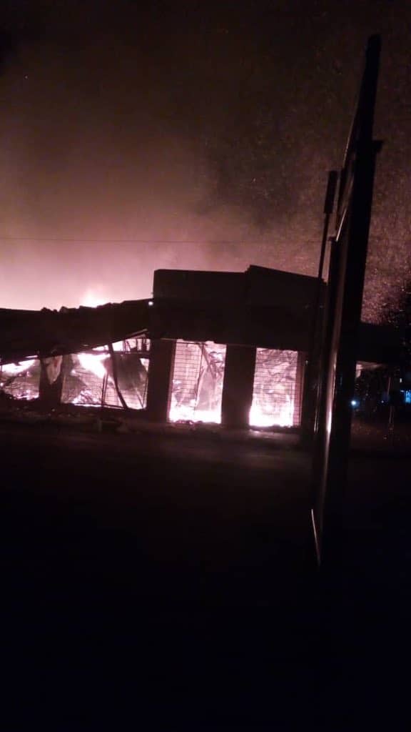 Obert Mpofu’s Bulawayo city building gutted by FIRE