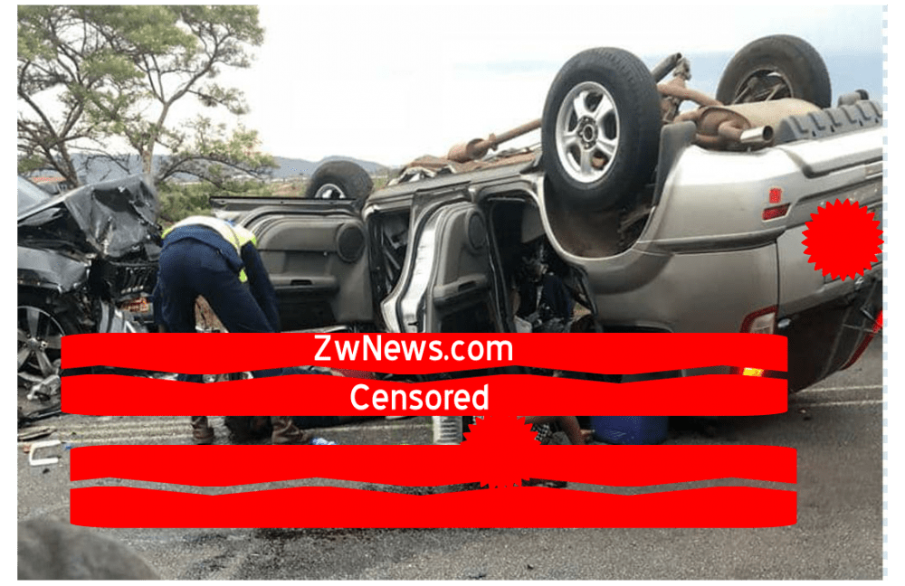 BREAKING News: Family perishes in Kwekwe-Gweru highway head on collision..Pictures